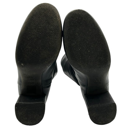 TORY BURCH トリーバーチ レザー ロングブーツ 6 1/2 (約23.5cm) ブランド レディース シューズ 靴 秋 冬 かわいい 中古 W４