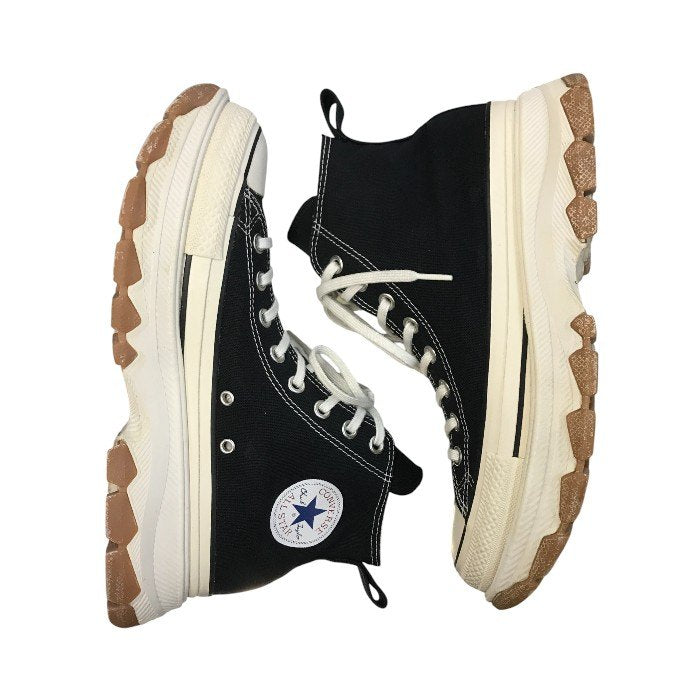 CONVERSE コンバース ALL STAR 100 TREKWAVE HI スニーカー メンズ ハイカット 厚底 オールスター 100周年 ブラック/ホワイト 27cm 1SD036 中古 T1