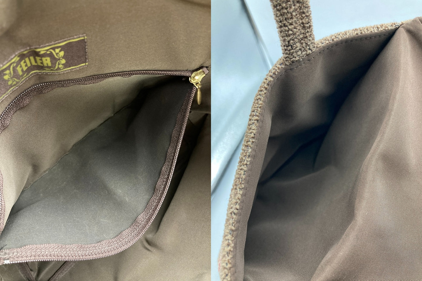 FEILER フェイラー 巾着 ロザリウム トートバッグ 中古 D4