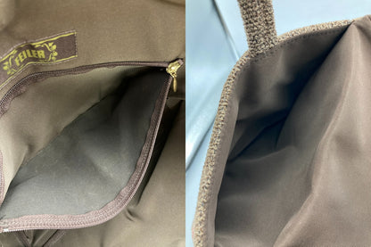 FEILER フェイラー 巾着 ロザリウム トートバッグ 中古 D4