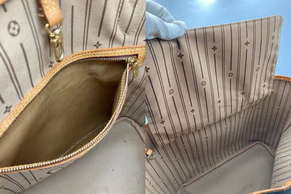 LOUIS VUITTON ルイヴィトン モノグラム ネヴァーフル MM トートバッグ M40156 中古 D4