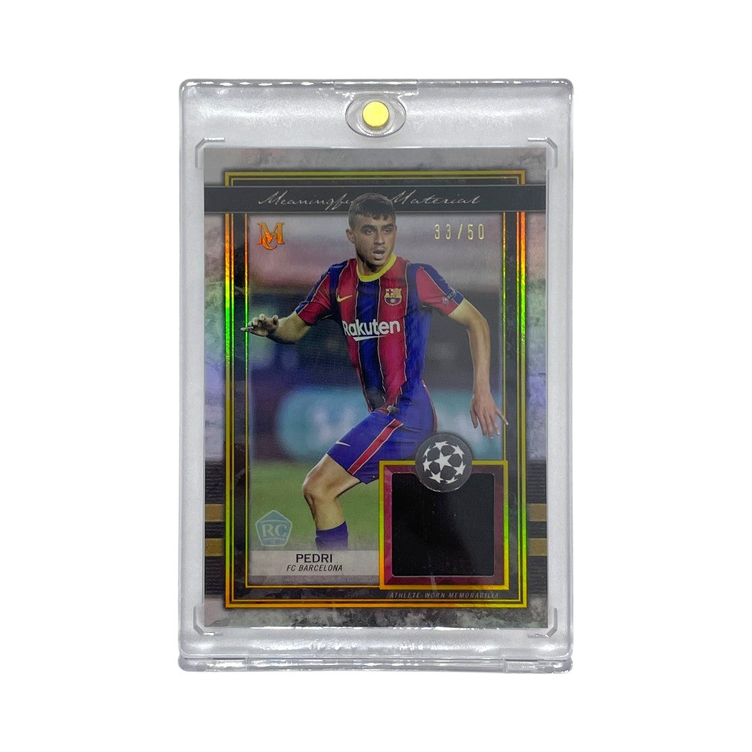 TOPPS サッカーカード MUSEUM COLLECTION PEDRI BARCELONA 33/50 #MMR-P 中古 IT1