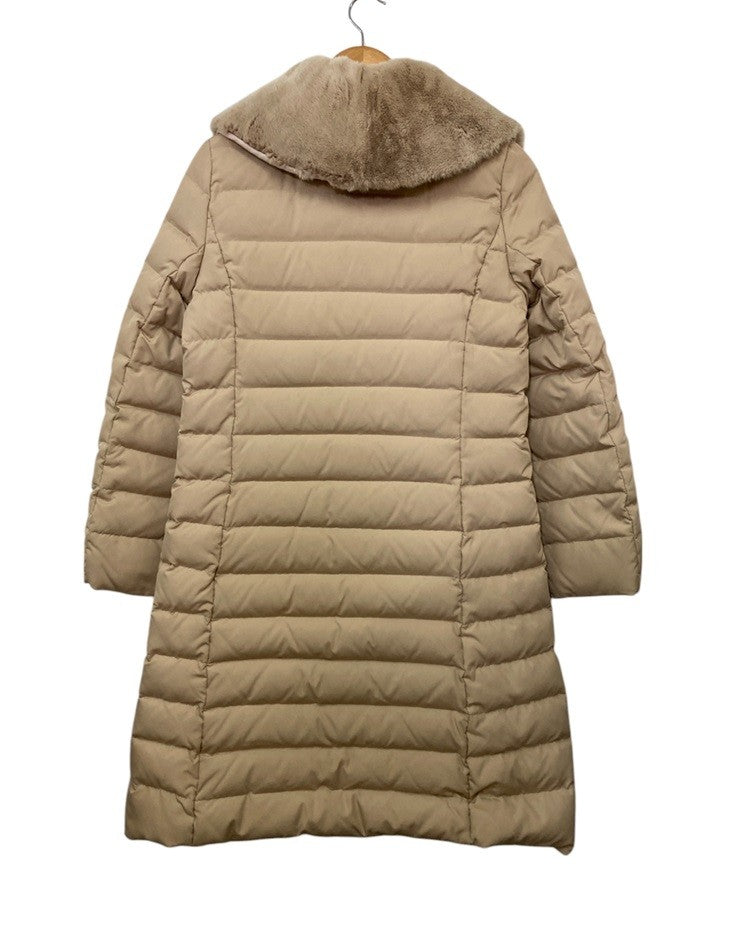 M-PREMIER COUTURE エムプルミエ クチュール レッキスファー ダウンコート サイズ38 中古 D4