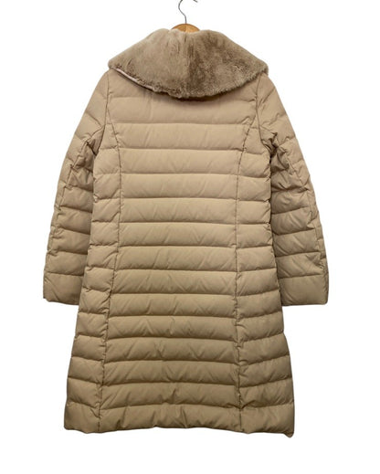 M-PREMIER COUTURE エムプルミエ クチュール レッキスファー ダウンコート サイズ38 中古 D4