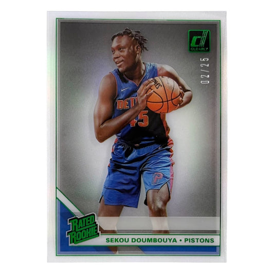 PANINI NBAカード CLEARLY DONRUSS SEKOU DOUMBOUYA PISTONS /25 #64 中古 IT1