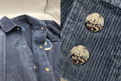 Polo Ralph Lauren ポロラルフローレン コーデュロイ レタージャケット サイズS メンズ 中古 D4