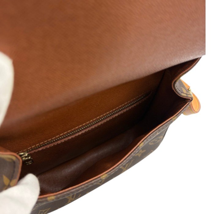 LOUIS VUITTON ルイヴィトン モノグラム サンクルーPM ショルダーバッグ ブラウン ドイツ製 M51243 鞄 小さめ ブランド 斜め掛け 中古 W４