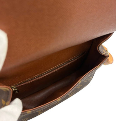 LOUIS VUITTON ルイヴィトン モノグラム サンクルーPM ショルダーバッグ ブラウン ドイツ製 M51243 鞄 小さめ ブランド 斜め掛け 中古 W４