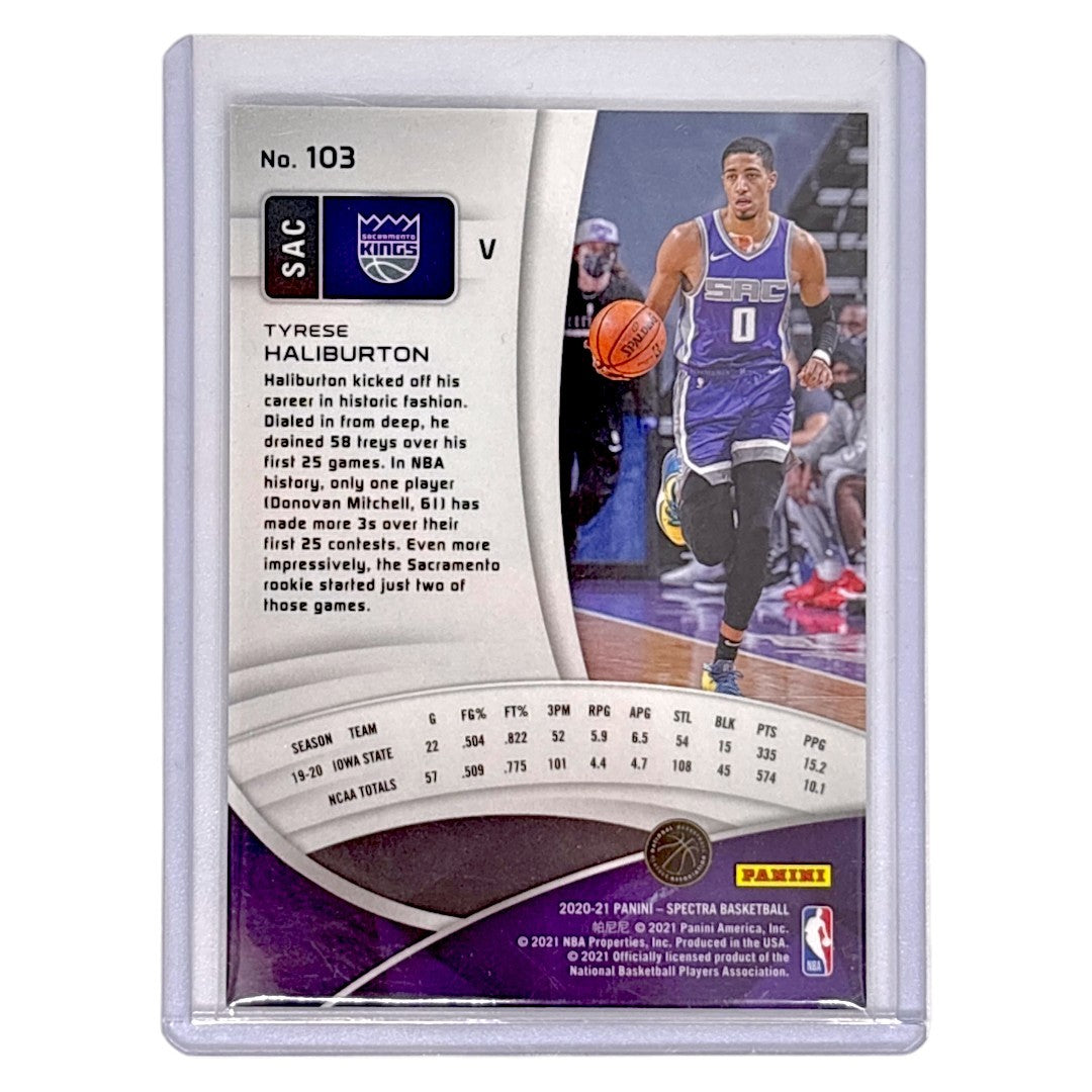 PANINI NBAカード SPECTRA TYRESE HALIBURTON KINGS #103 中古 IT1