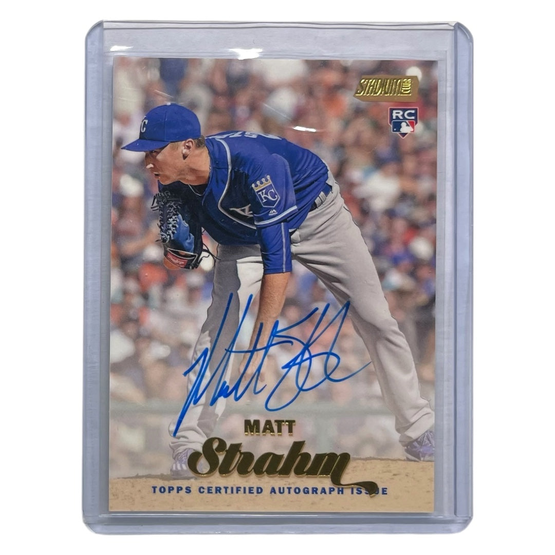 TOPPS MLBカード STADIUM CLUB MATT STRAHM KANSAS CITY ROYALS /50 #SCA-MSM 中古 IT2