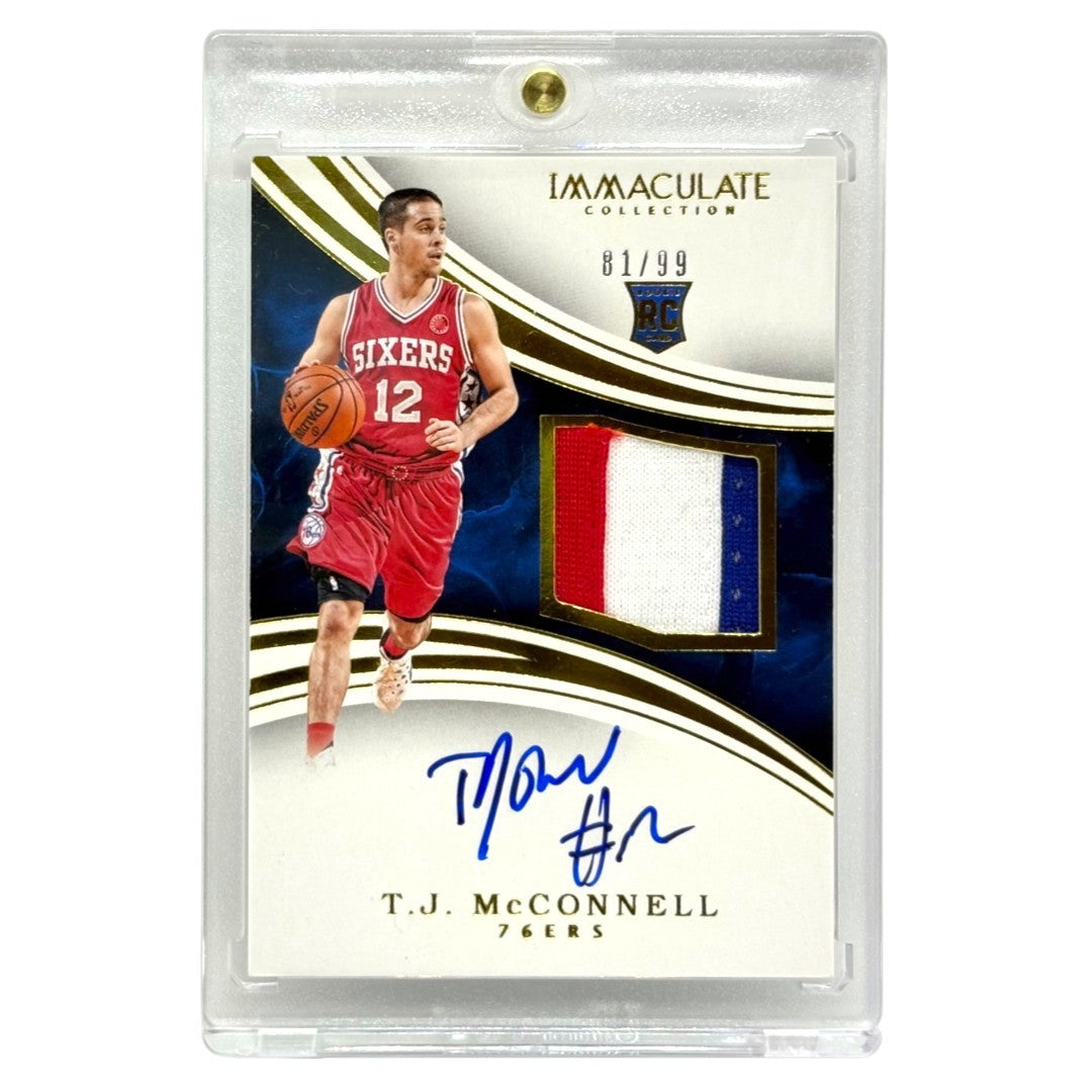 PANINI NBAカード IMMACULATE COLLECTION T.J. McCONNELL 76ERS /99 #150 中古 IT1