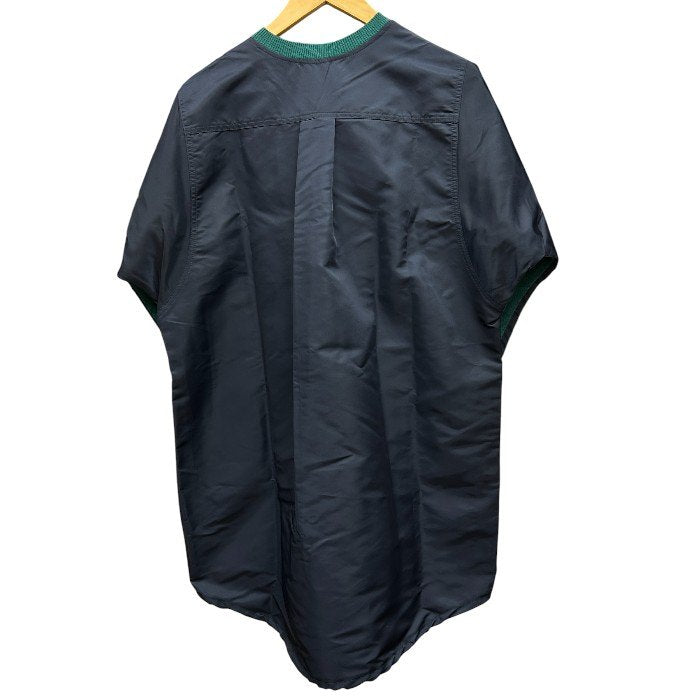 未使用品 C'est moijeu セモア―ジュ ナイロン 切り替え プルオーバー F LT-104092 グリーン ネイビー トップス レディース シャツ 長袖 秋 中古 W４