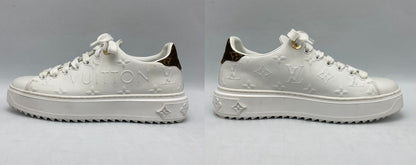 LOUIS VUITTON ルイヴィトン タイムアウトライン スニーカー サイズ35.5 レディース 中古 D4