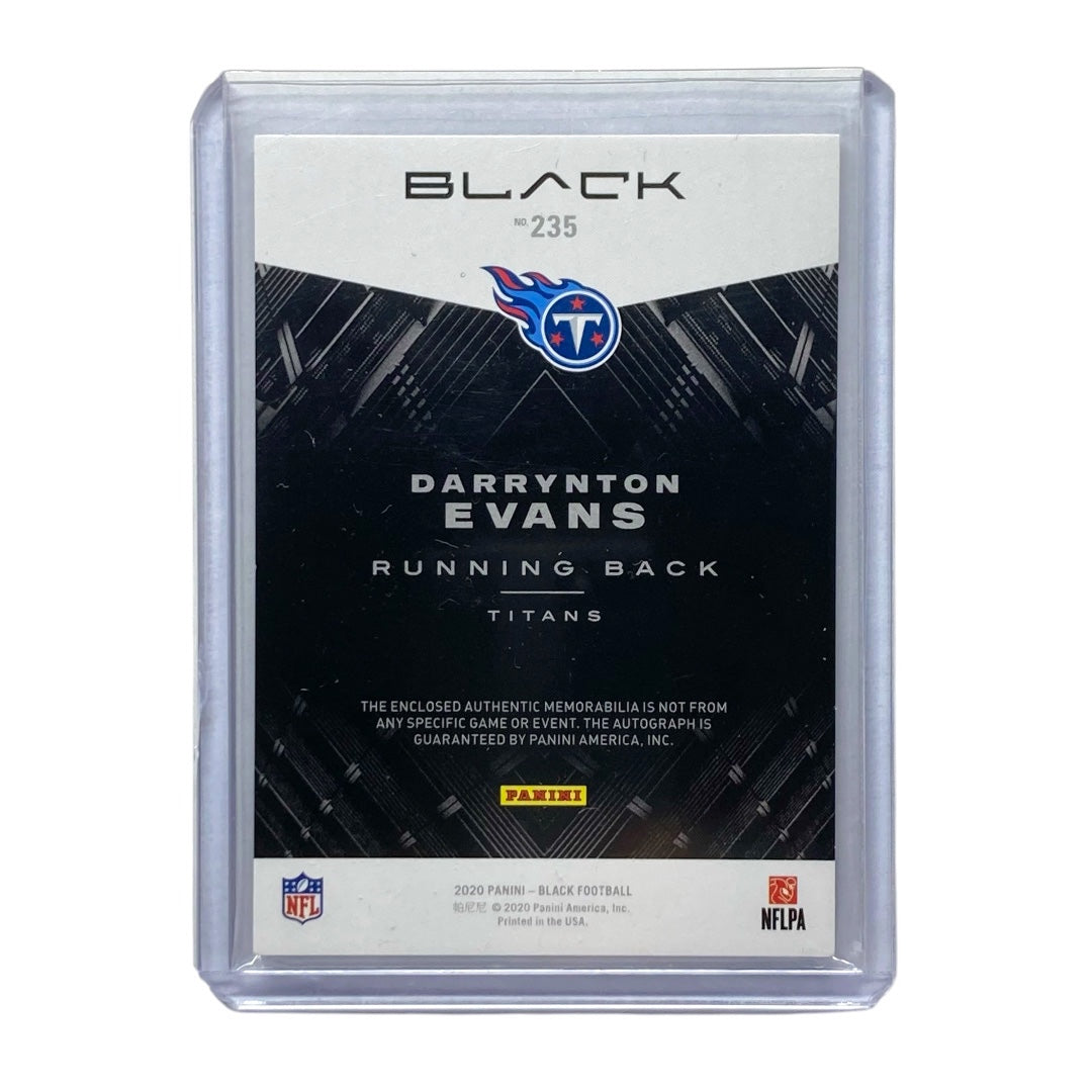 PANINI NFLカード BLACK DARRYNTON EVANS TITANS 190/199 #235 中古 IT2