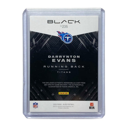 PANINI NFLカード BLACK DARRYNTON EVANS TITANS 190/199 #235 中古 IT2