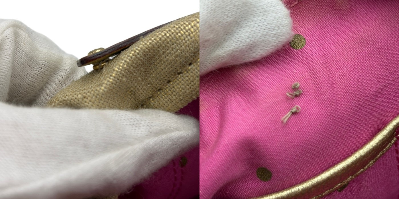 kate spade ケイトスペード ワンショルダーバッグ 鞄 レディース ゴールド お出かけ 中古 W４