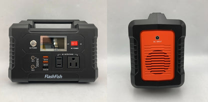 FlashFish ポータブル電源 小型発電機 E200 40800mAh/151wh  AC(200W 瞬間最大250W) DC(120W) 中古 D4