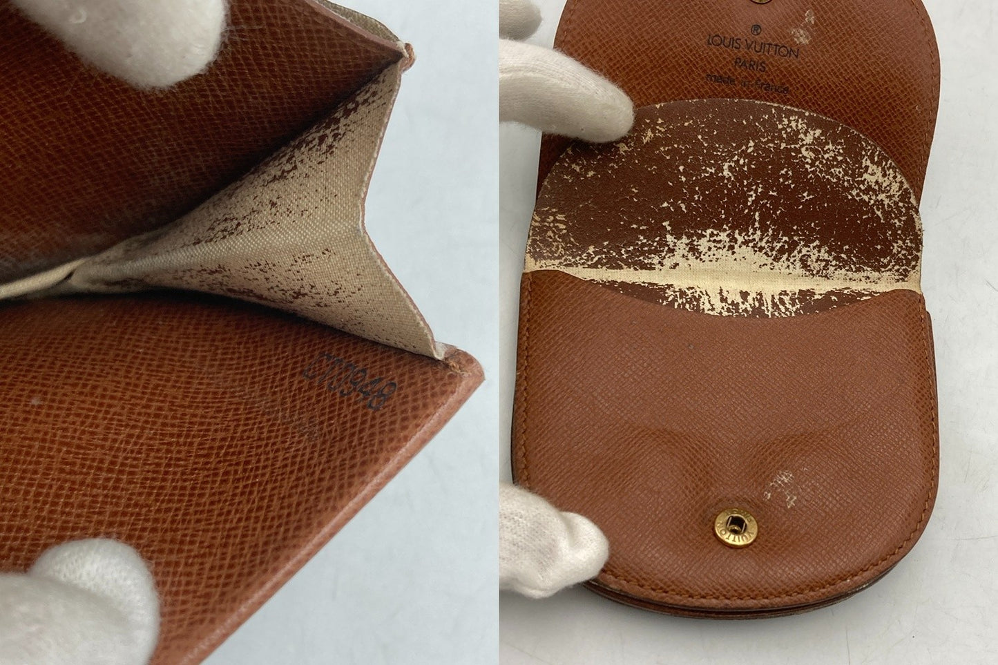 LOUIS VUITTON ルイヴィトン モノグラム ポルトモネグゼ M61970 中古 D4