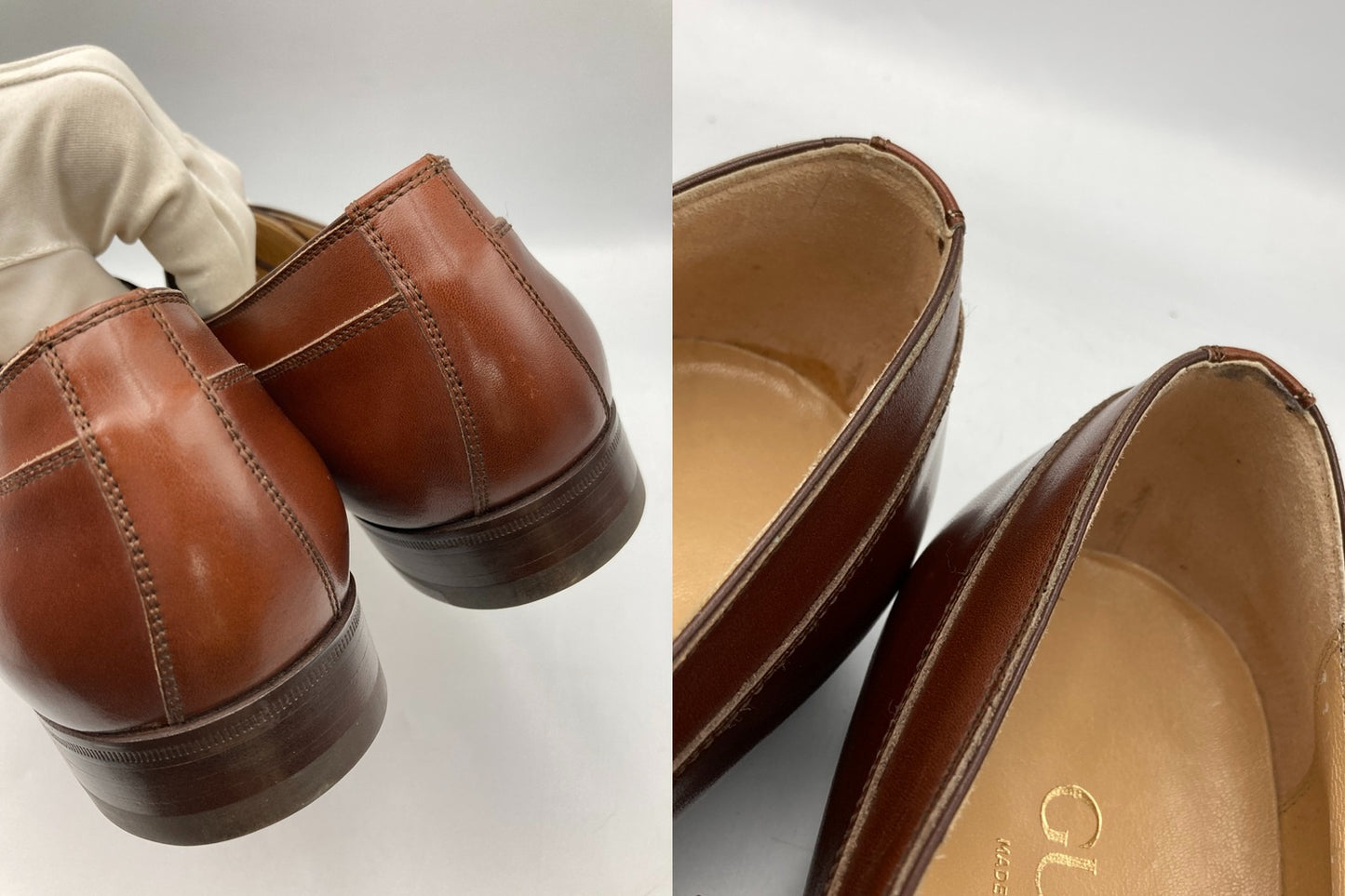 GUCCI グッチ Uチップ ドレスシューズ メンズ IT43 1/2 中古 D4