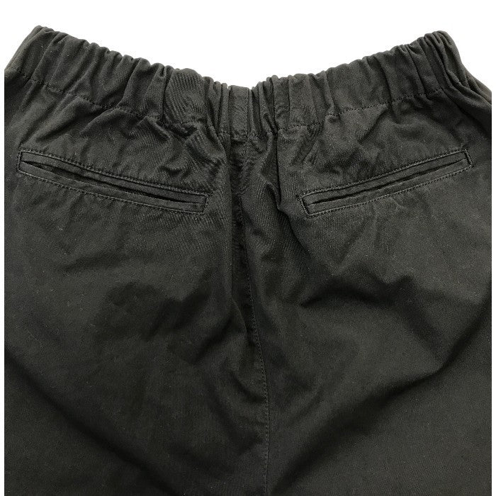 かぐれ kagure クロップドパンツ レディース コットン 9分丈 コクーンシルエット ワイド シンプル 無地 ブラック フリーサイズ GA36-24M005 中古 T1