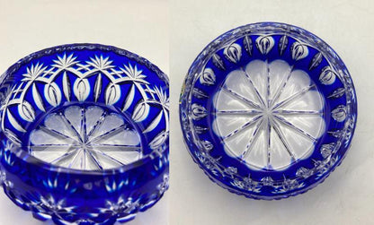 POLONIA ポロニア クリスタルガラス ボウル 2点セット 中古 D4