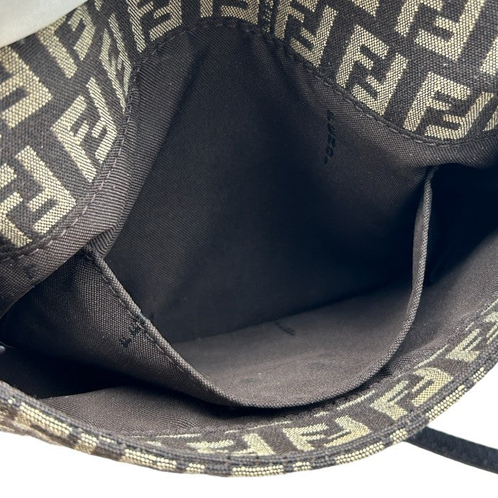 FENDI フェンディ ズッキーノ カムセポシェット ショルダーバッグ 斜め掛け 小さめ 総柄 中古 W４