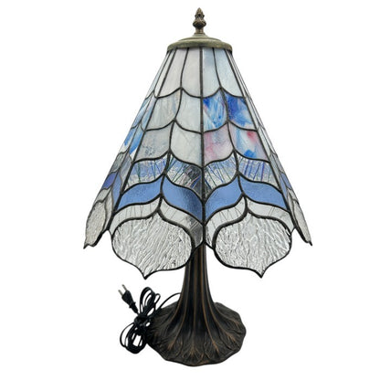 ステンドグラス ランプ ライト おしゃれ インテリア アンティーク調 中古 W４