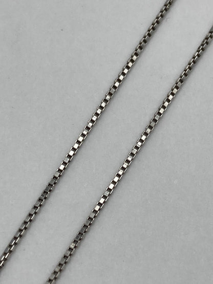 Pt900/Pt850 ダイヤ0.10ct プラチナネックレス 中古 D4