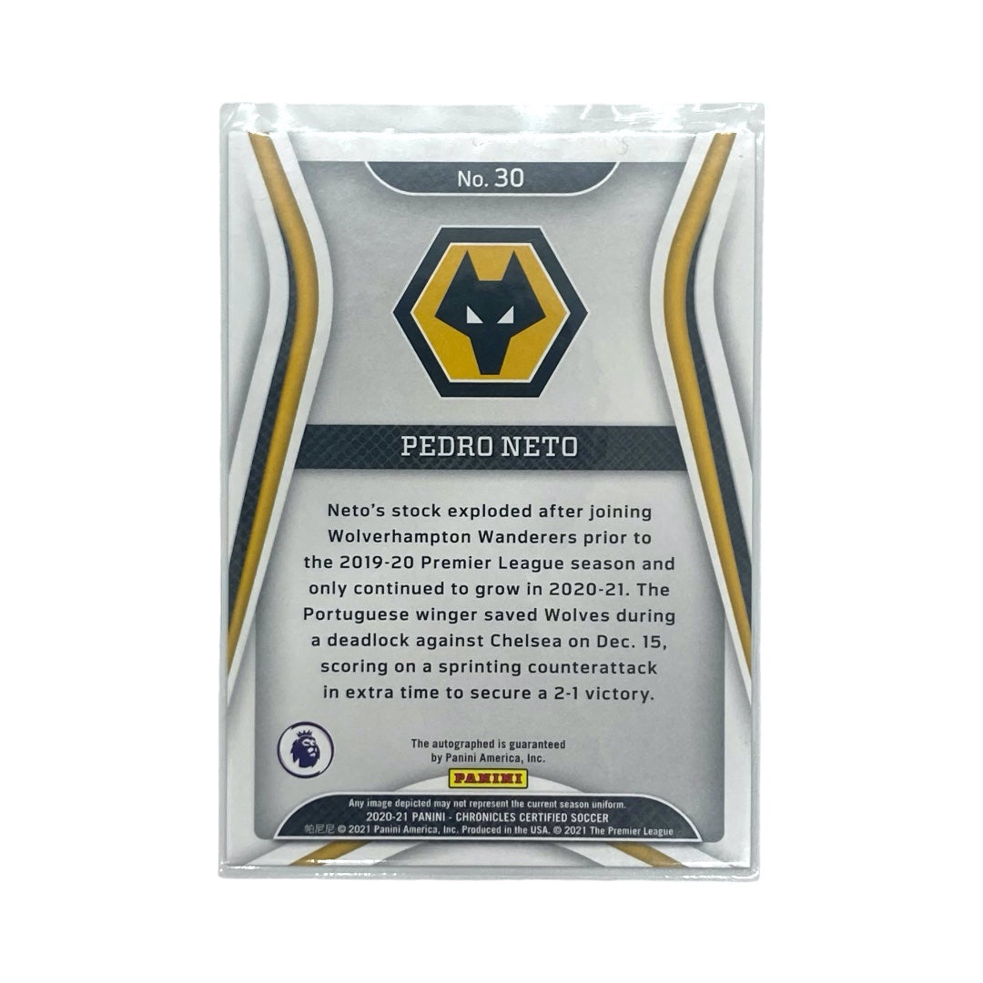 PANINI サッカーカード CHRONICLES CERTIFIED PEDRO NETO WOLVERHAMPTON WANDERERS 22/47 #30 中古 IT1