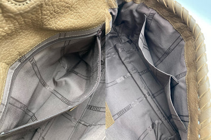 PELLE BORSA ペレボルサ ハラコ ハンドバッグ 中古 D4