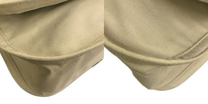 PORTER GIRL ポーター ガール NAKED ネイキッド ショルダーバッグ M ベージュ 鞄 キャンバス レディース 中古 WK1