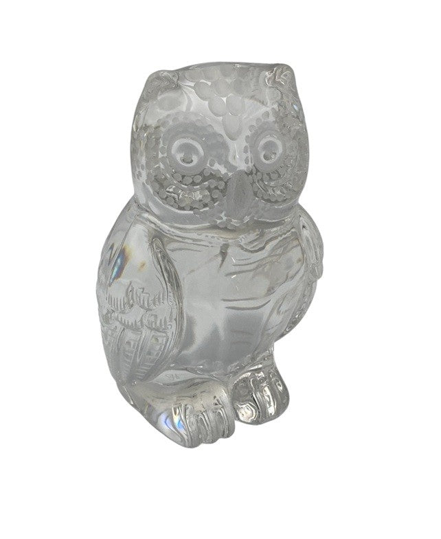 Meissen マイセンクリスタル フクロウ 置物 中古 D4