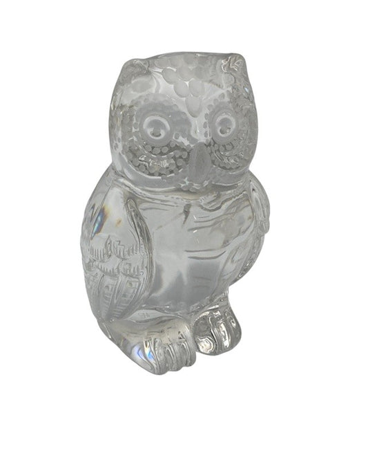 Meissen マイセンクリスタル フクロウ 置物 中古 D4