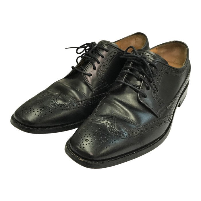 COLE HAAN コールハーン GRAND.OS ドレスシューズ メンズ レザー ウイングチップ 革靴 ビジネス ブラック 7.5サイズ C21179 中古 T1