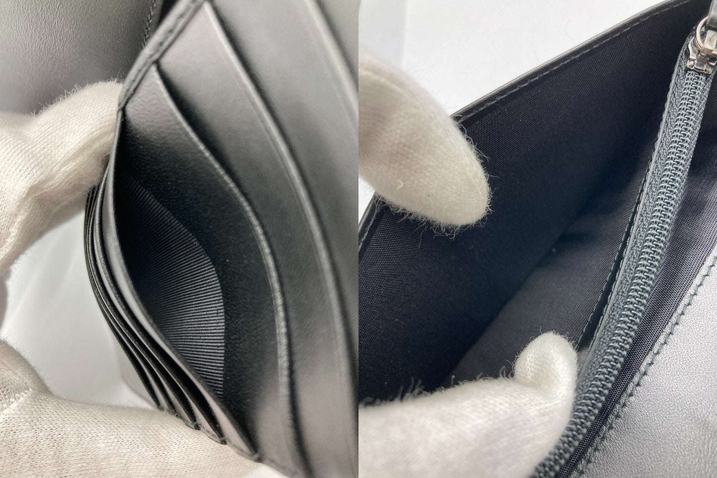 Salvatore Ferragamo フェラガモ ガンチーニ 二つ折り長財布 中古 D4