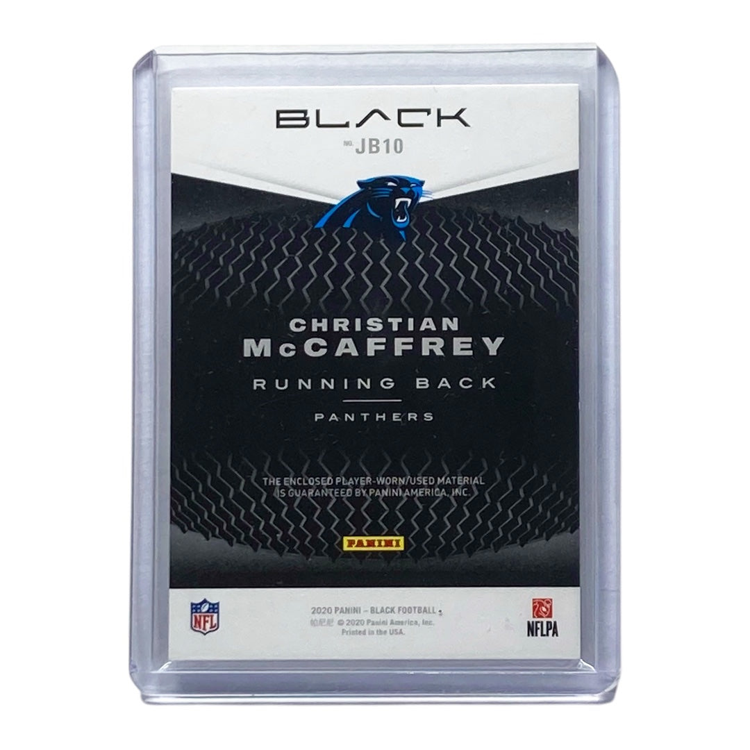PANINI NFLカード BLACK CHRISTIAN McCAFFREY PANTHERS 30/50 #JB10 中古 IT2