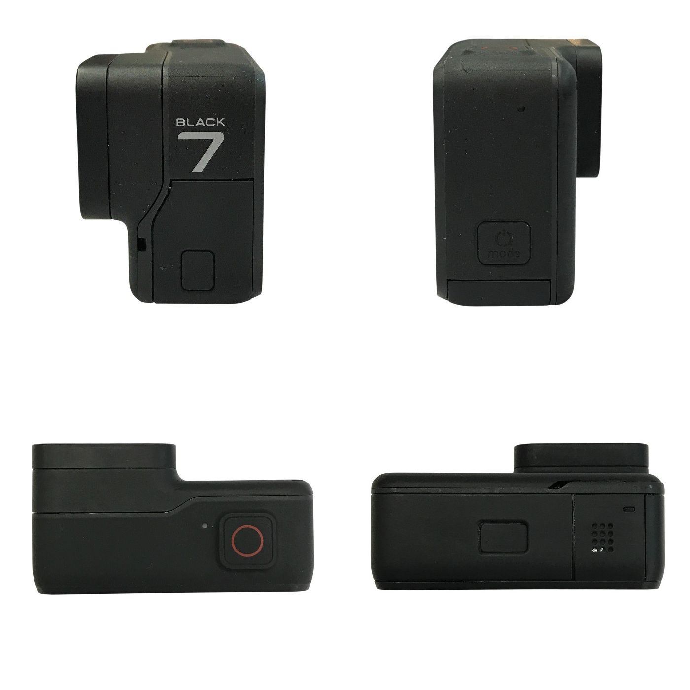 GoPro HERO7 BLACK アクションカメラ ブラック 4K/60P 防水 GPS タッチパネル 2型液晶 ウェアラブルカメラ ゴープロ 中古 T1