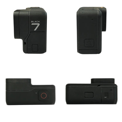 GoPro HERO7 BLACK アクションカメラ ブラック 4K/60P 防水 GPS タッチパネル 2型液晶 ウェアラブルカメラ ゴープロ 中古 T1