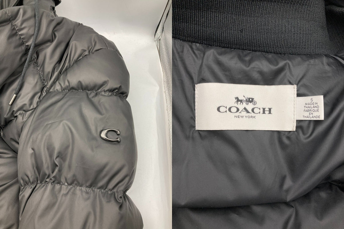 COACH コーチ ダウンコート F34152 サイズS レディース 中古 D4