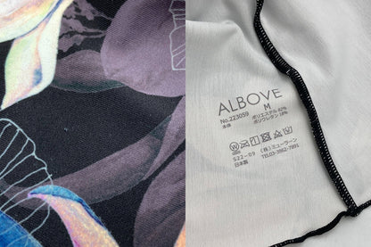 ALBOVE アルヴォーブ 水陸両用 フラワープリント レイヤータンクブラ 223059 サイズM レディース 中古 D4