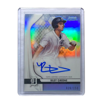 TOPPS MLBカード BOWMAN STERLING RILEY GREENE DETROIT TIGERS /150 #BSPA-RG 中古 IT2