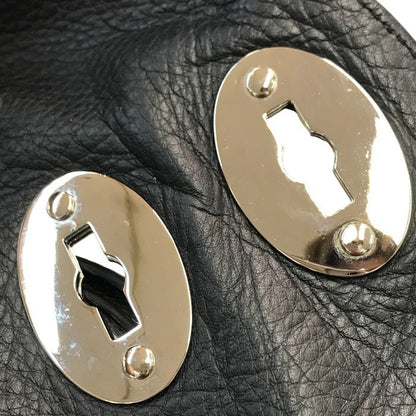 ZANELLATO ザネラート ポスティーナ ショルダーバッグ レディース 2way ハンドバッグ レザー POSTINA ターンロック ブラック 中古 T1
