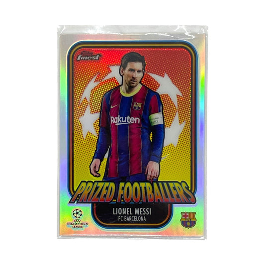 TOPPS サッカーカード FINEST PRIZED FOOTBALLERS LIONEL MESSI BARCELONA #PF-LM 中古 IT1