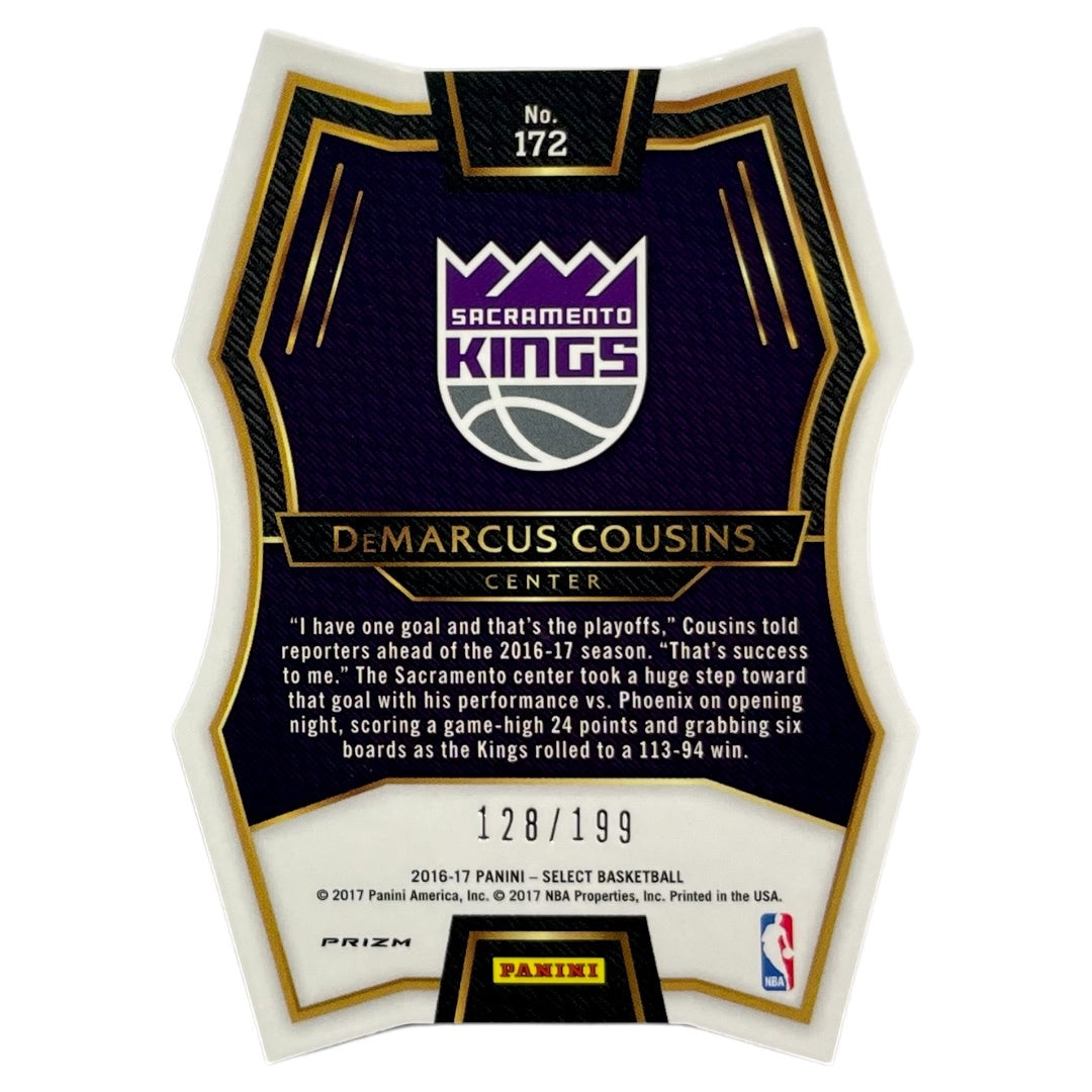 PANINI NBAカード SELECT PRIZM DIE CUT DEMARCUS COUSINS KINGS /199 #172 中古 IT2