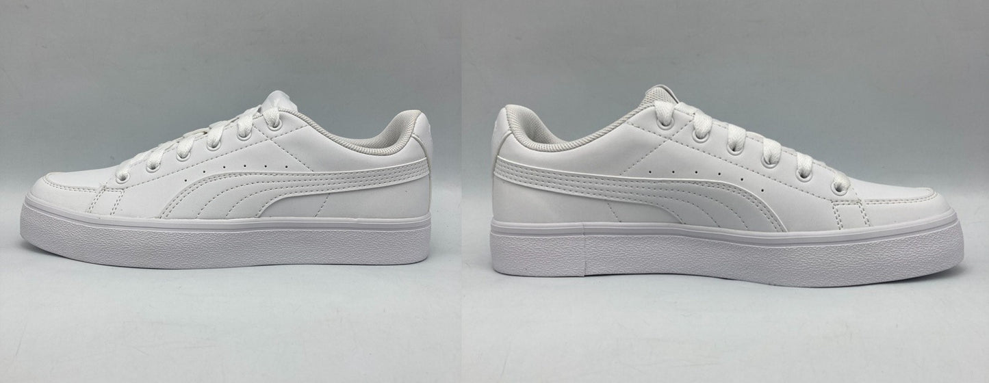 PUMA プーマ V コート バルク スニーカー 389907 01 レディース サイズ23.5cm 中古 D4