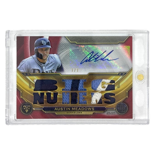 TOPPS MLBカード TRIPLE THREADS AUSTIN MEADOWS TAMPA BAY RAYS 1/1 #TTAR-AM5 中古 IT1