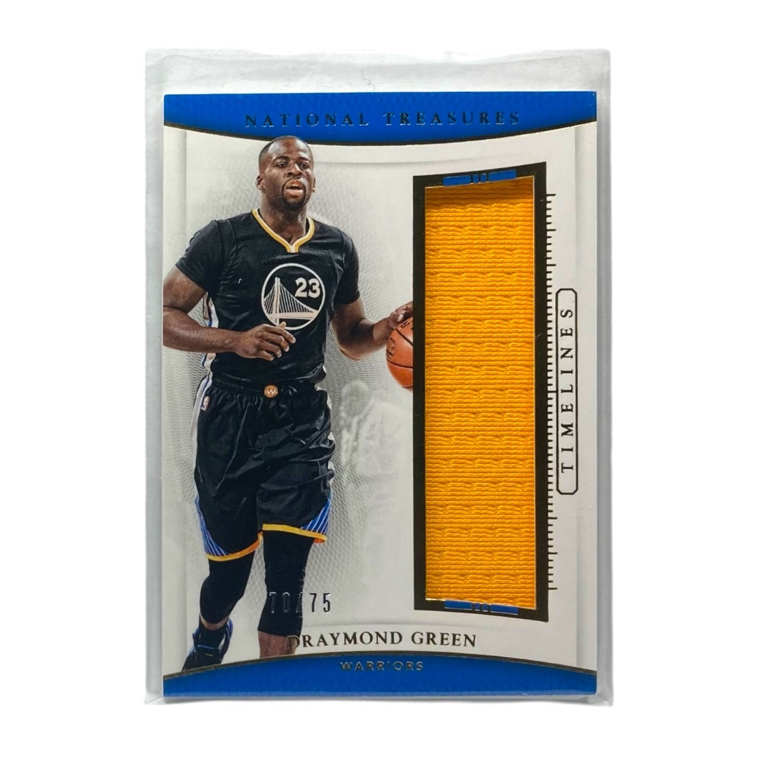 PANINI NBAカード NATIONAL TREASURES DRAYMOND GREEN WARRIORS /75 #8 中古 IT2