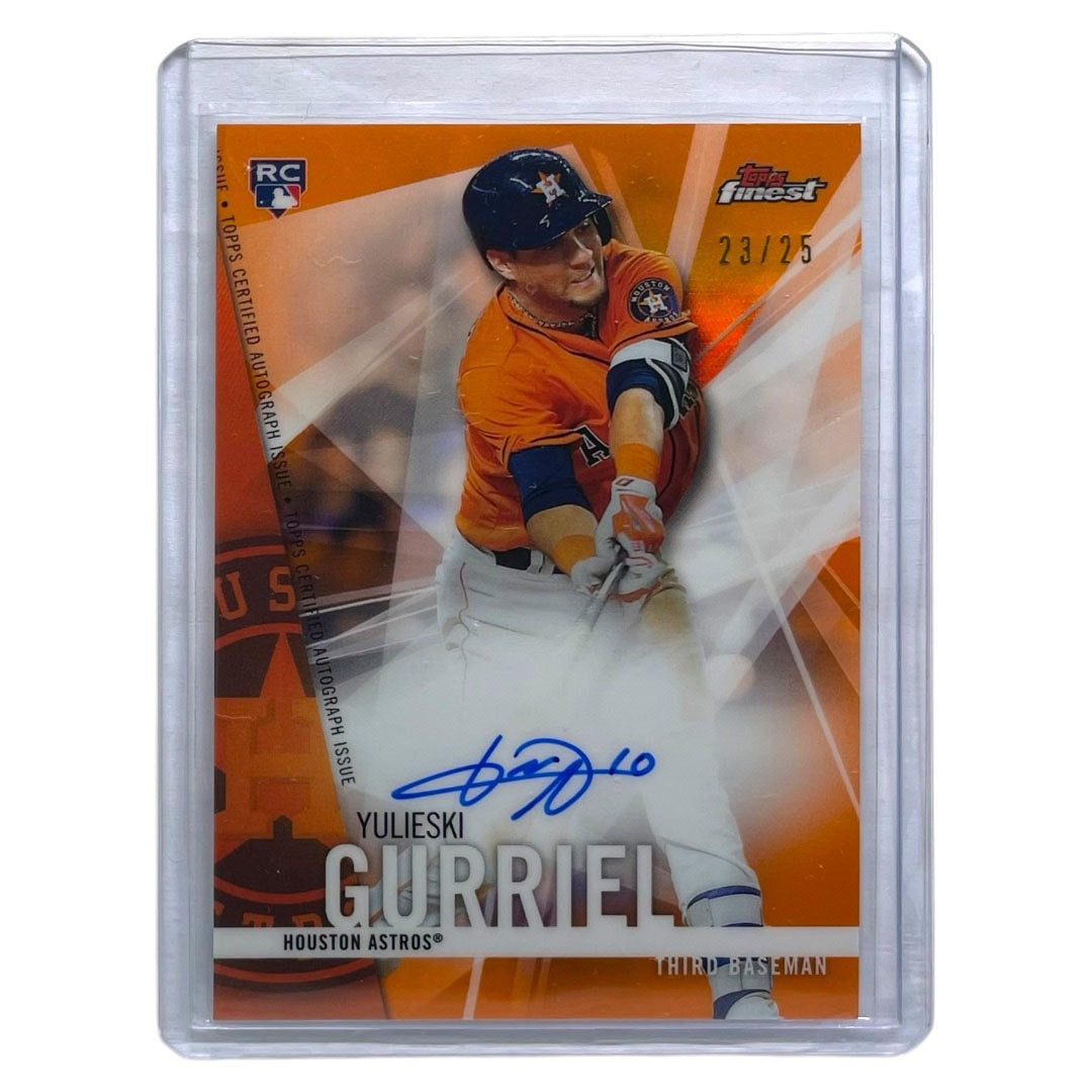 TOPPS MLBカード FINEST YULIESKI GURRIEL HOUSTON ASTROS /25 #FA-YG 中古 IT2