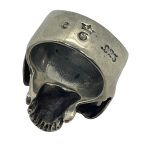 Gaboratory ガボラトリー Medium Large Skull Ring Without Jaw メンズ スタンプカスタム 21号 中古 IT1