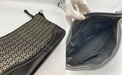COACH コーチ ミニシグネチャー 2WAY ショルダーバッグ F10945 中古 D4